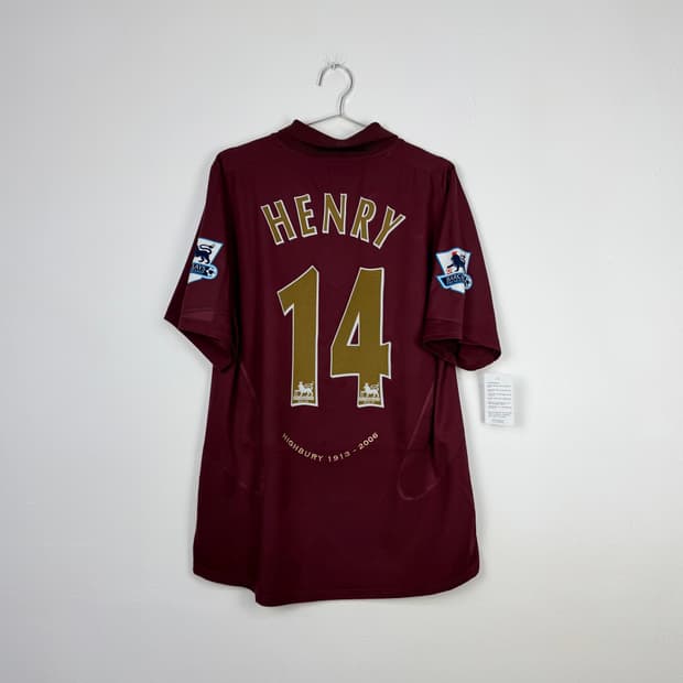 05-06 아스날 홈 하이버리 앙리 유니폼