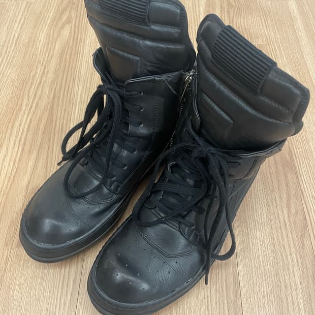 [43] 릭오웬스 지오바스켓 트리플 블랙