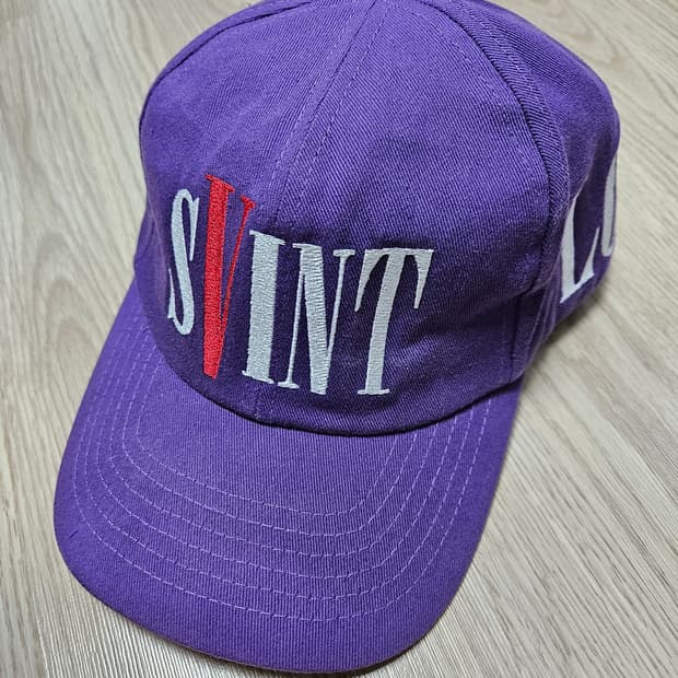 세인트미카엘 x 브이론 콜라보 볼캡 퍼플