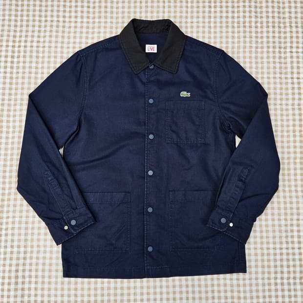 라코스테 간절기 면자켓 남자100