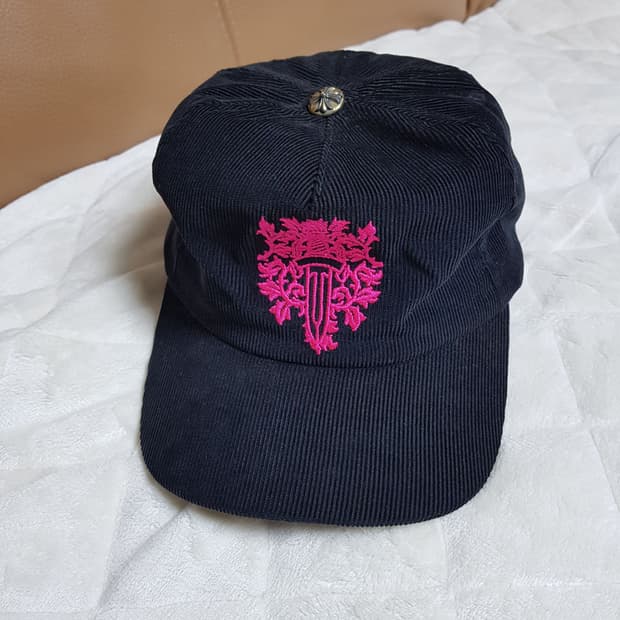 크롬하츠 대거 코듀로이 캡 모자 볼캡 블랙