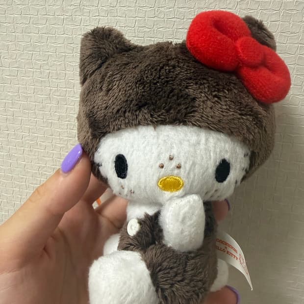 산리오 몬치치 헬로키티 콜라보 키링