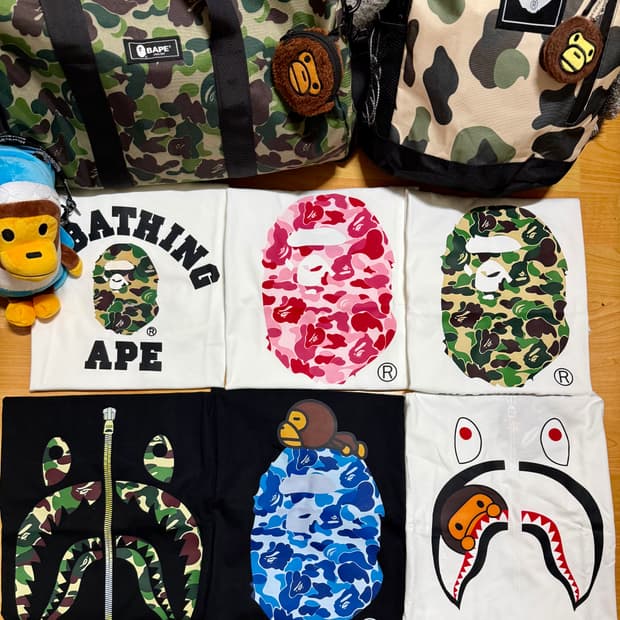 베이프 BAPE 반팔 티셔츠 모음 공고