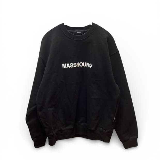 매스노운 프리미엄 헤비 C 로고 스웻 셔츠