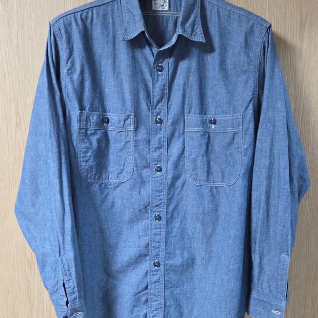 (착샷) 오어슬로우 샴브레이 셔츠
