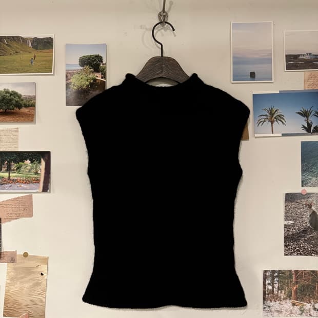 guess 캐시미어 니트 나시