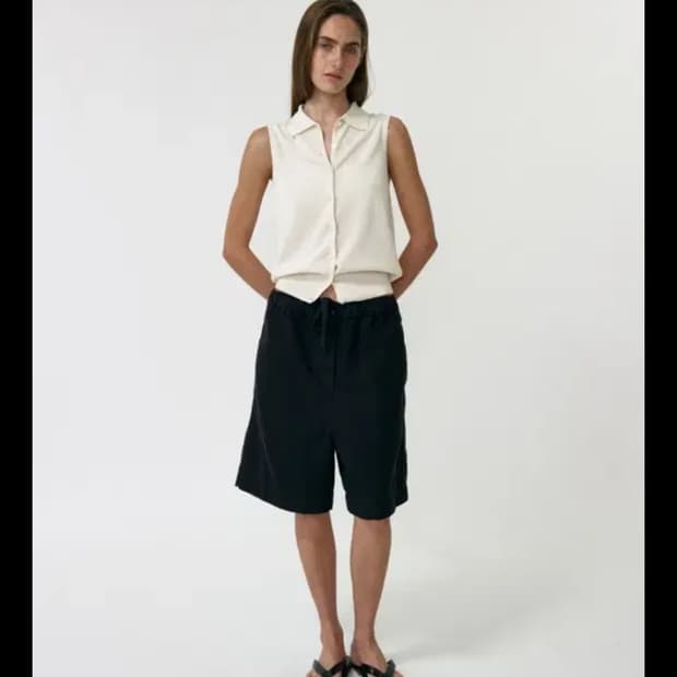 낫띵리튼 Lash sleeveless knit top (white)