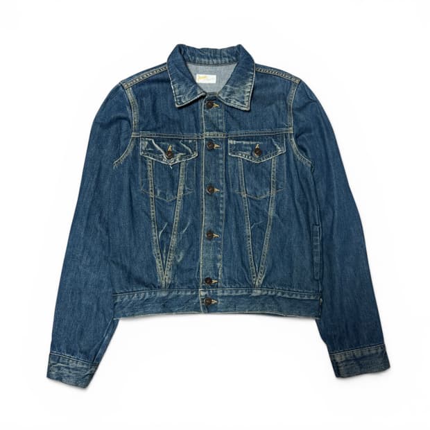 Vintage Washed Denim Trucker Jacket