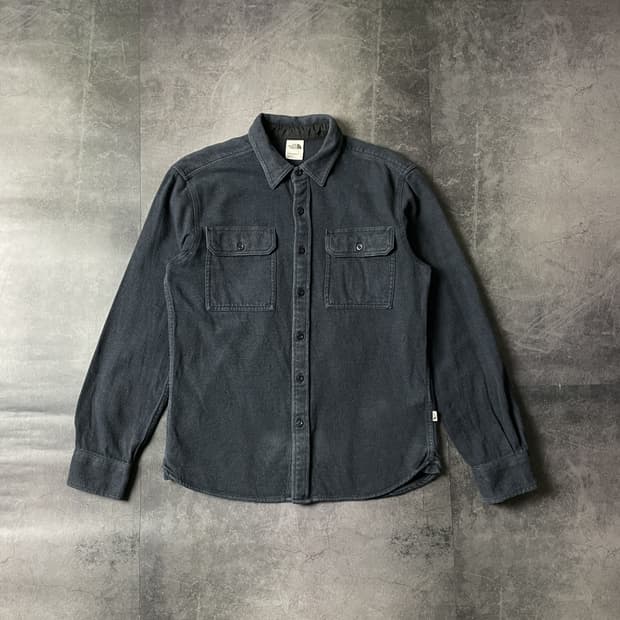 THE NORTH FACE 노스페이스 빈티지 네이비 셔츠 A00363