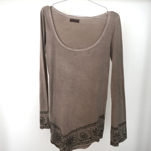 Rare* GOA 고아 00s 사선 롱슬리브 Vkei