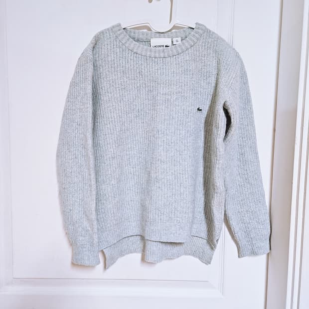 라코스테 울 블랜디드 니트