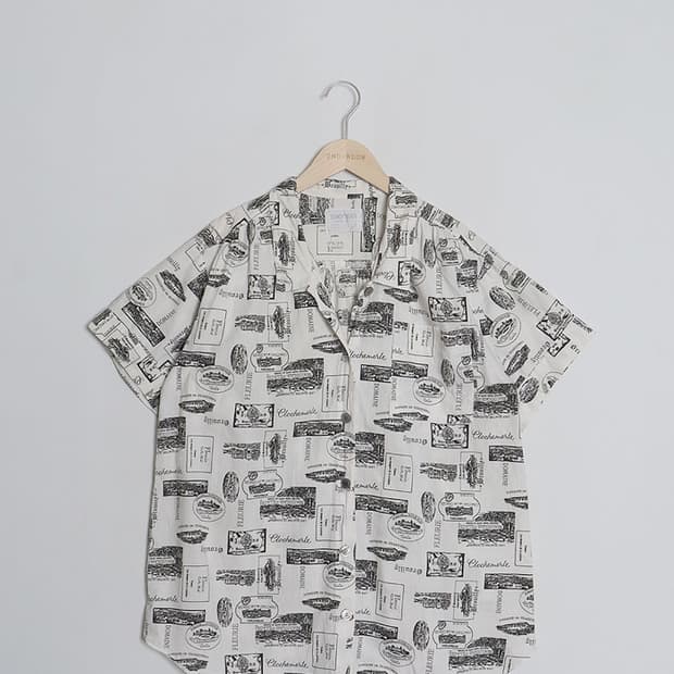 SUNDY ROSS Pattern Long Shirts