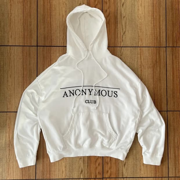 Anonymous club F&F 샘플 헤리티지 후드