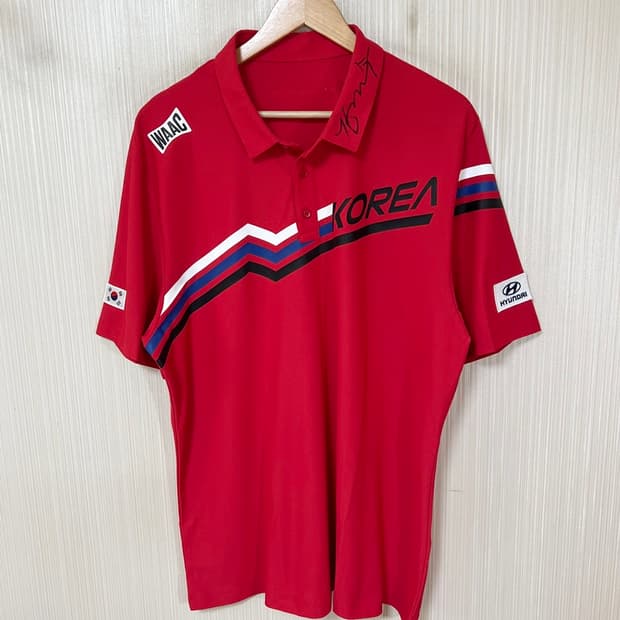 왁(WAAC)골프국대 국대KOREA 국대 지급용 굘프셔츠 6(3XL)
