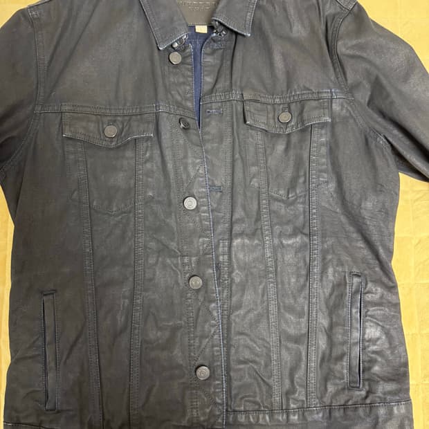 버버리 타입3 블랙 데님 자켓