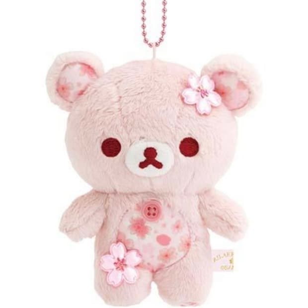 산엑스 코리락쿠마 사쿠라 벚꽃 마스코트 키링