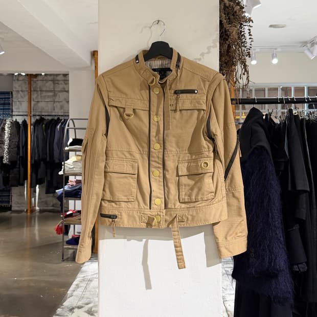 마크 제이콥스 베이지 포켓 워크 자켓