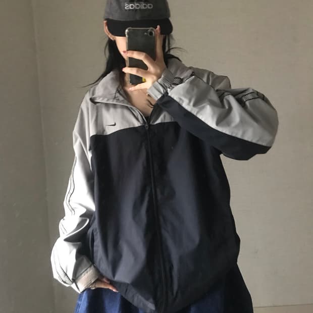 나이키 오버핏 바람막이
