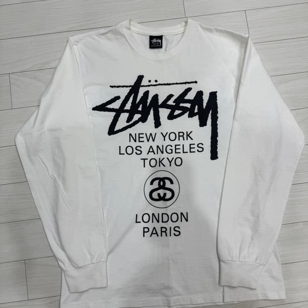 스투시 월드투어 롱슬리브 m