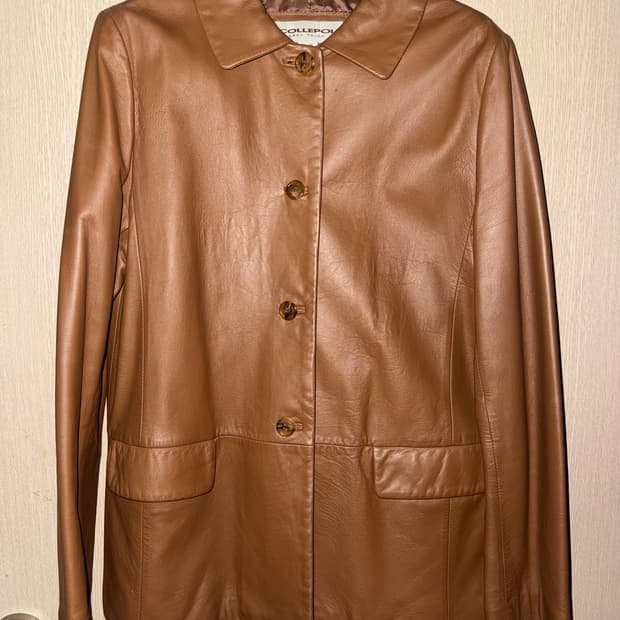 Collepoi 브라운 레더자켓 (가죽자켓) / (당일배송)