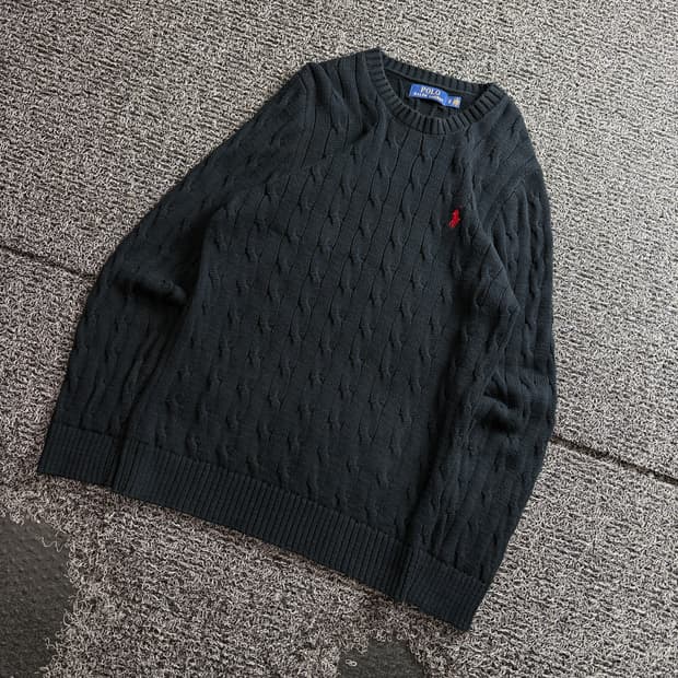 폴로 랄프로렌 신형 포니로고 꽈베기 니트 3718