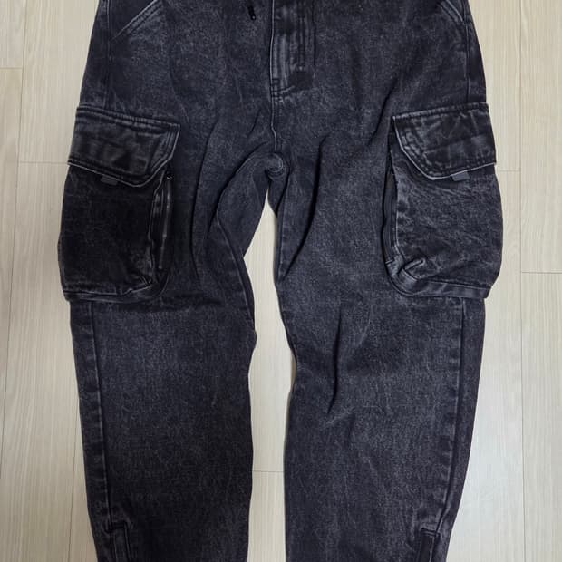 스타터 카고 워싱 조거 데님팬츠