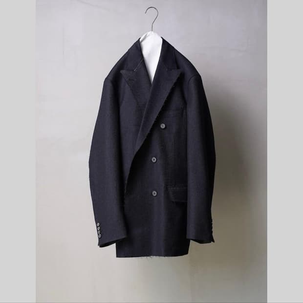 마티앤선즈 마이크로 테일러드 자켓 네이비 3