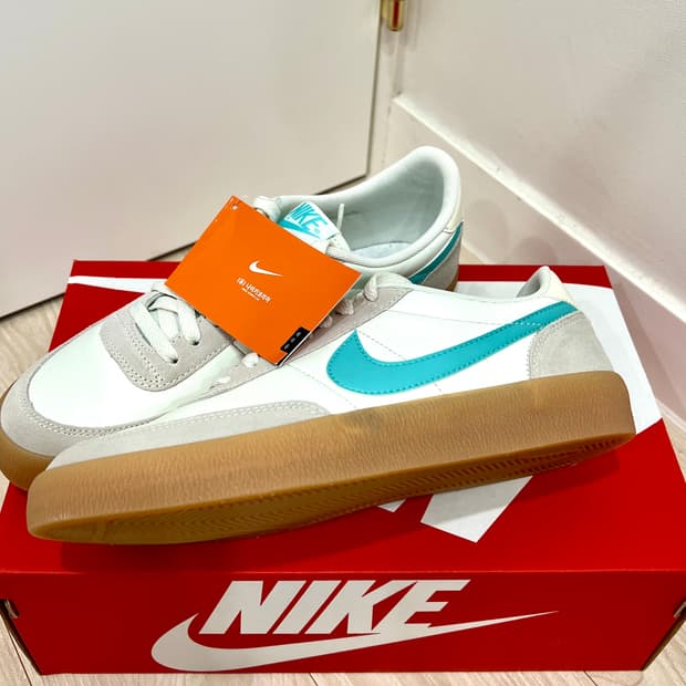 (250/US7)(새제품)나이키 운동화 스니커즈 킬샷 레더 티파니 블루