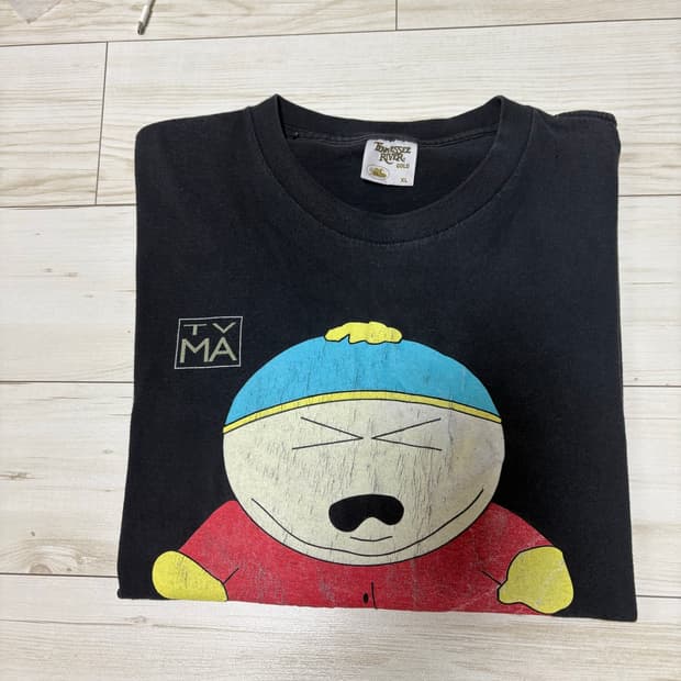 90s usa 사우스파크 빈티지 티셔츠 싱글스티치 블랙 XL