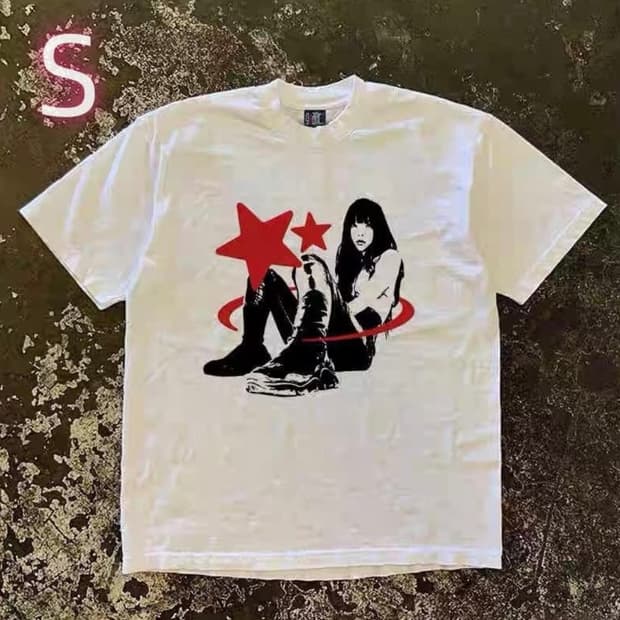  히스테릭 글래머 스타일 반팔 티셔츠