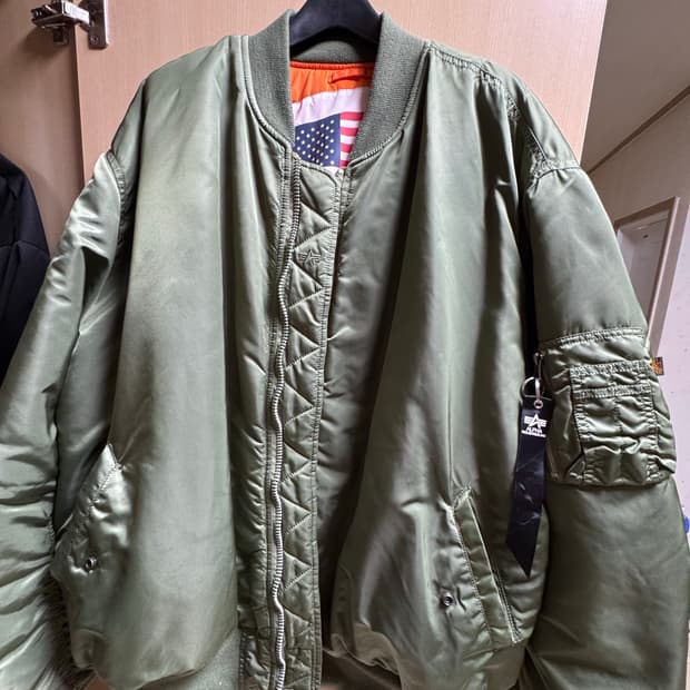 알파인더스트리 ma1마원 3xl 그린