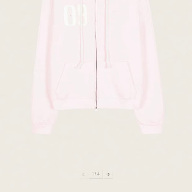 클리시어 후드집업 쿨핑크 (택o)(기모x)