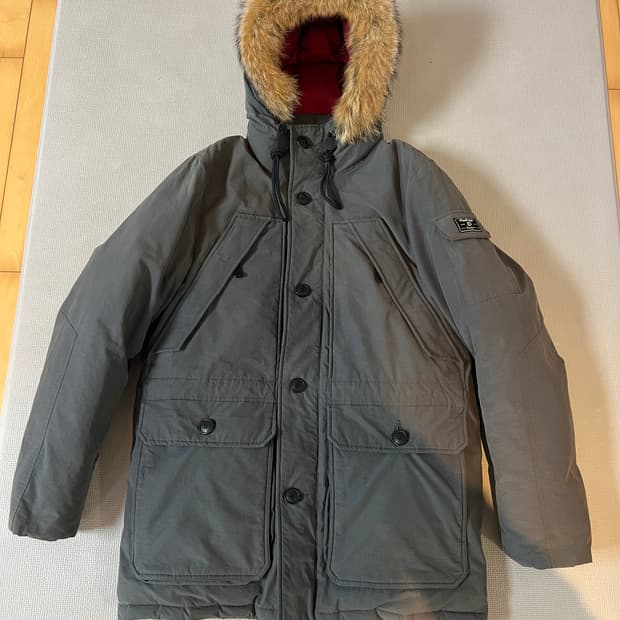 무료배송 - 펜필드 소닉 후삭 코요태 후드 다운 패딩 점퍼 XL