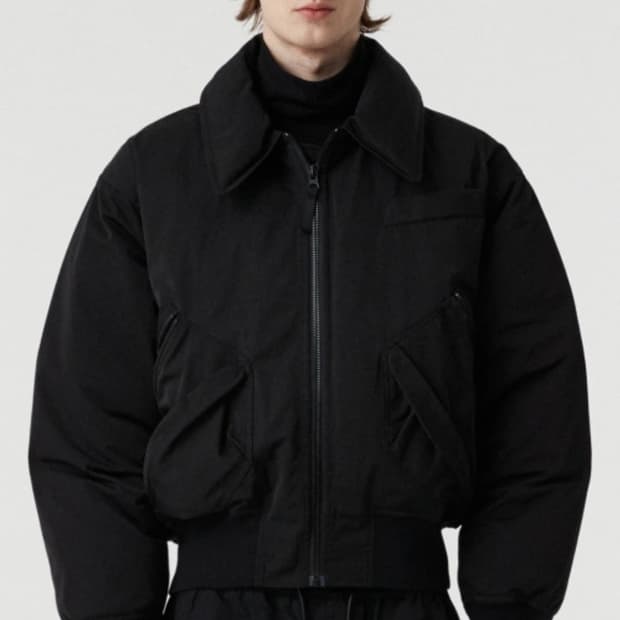 DNSR 디엔에스알 플라이트 덕다운 크롭 패딩