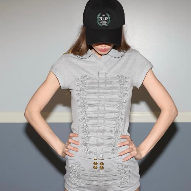 그레이톱+반바지 세트