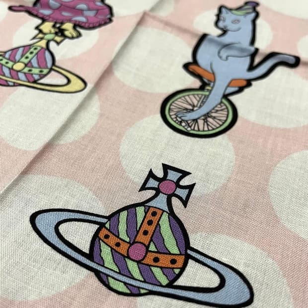 Vivienne Westwood 비비안 웨스트우드 미니스카프 손수건 핑크