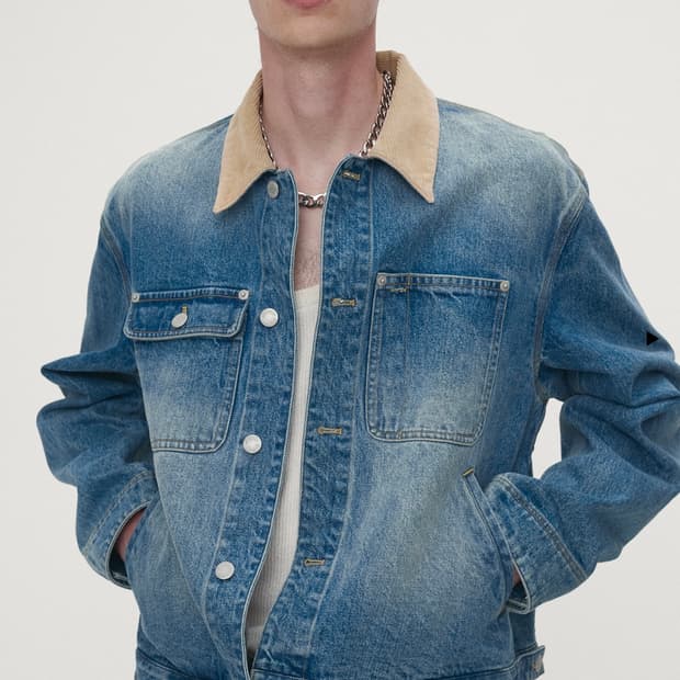 [L] 토니웩 데님 워크 자켓_워시드 블루