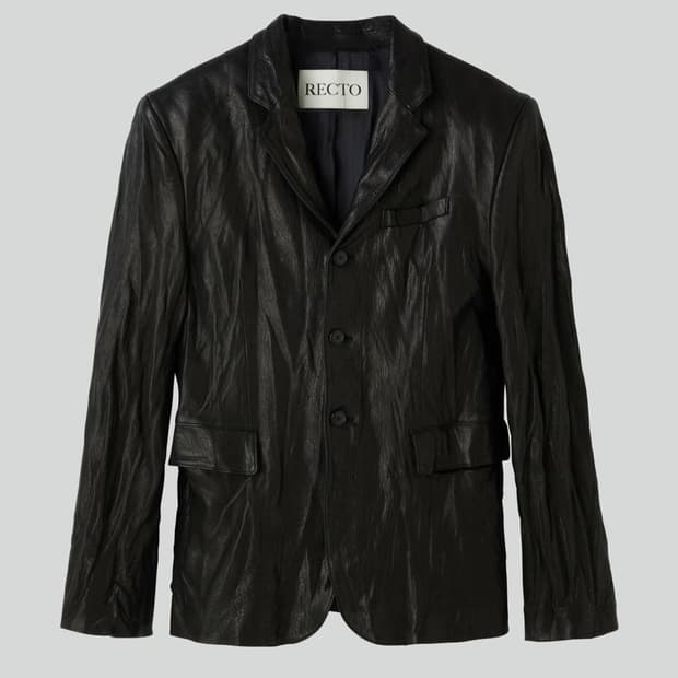 렉토 25fw 크링클 블레이저 xl 새상품