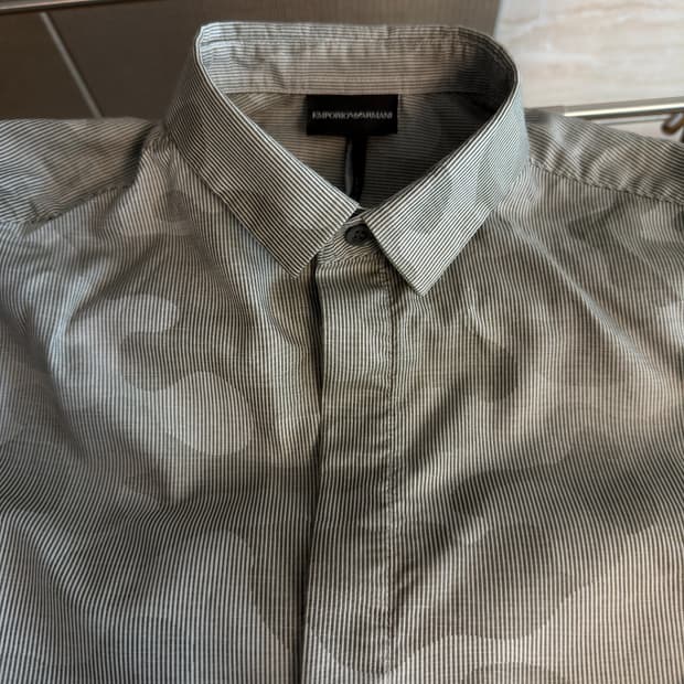 아르마니 스트라이프 셔츠 M