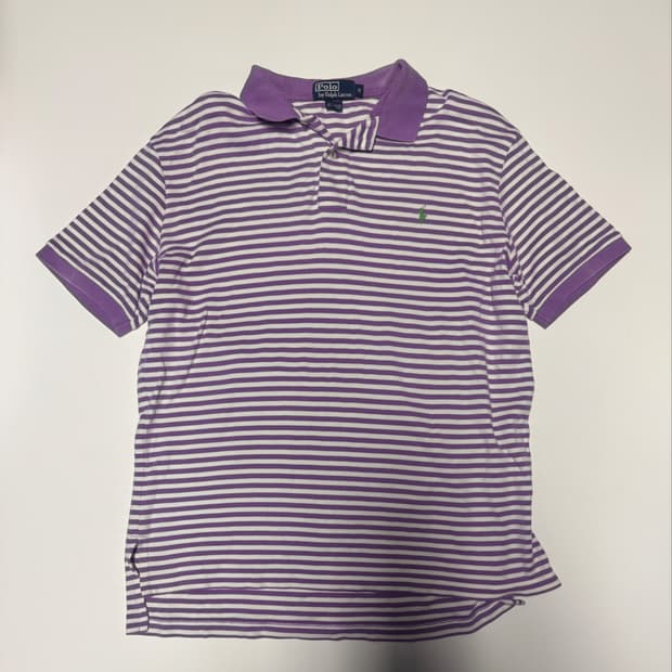폴로 랄프로렌 오버핏 스트라이프 반팔 카라 티셔츠 L ~ XL
