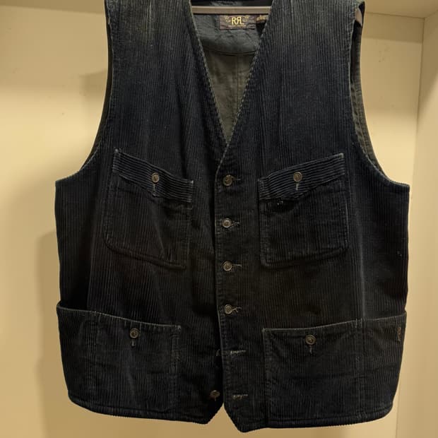 더블알엘 RRL 코듀로이 베스트 (XL)