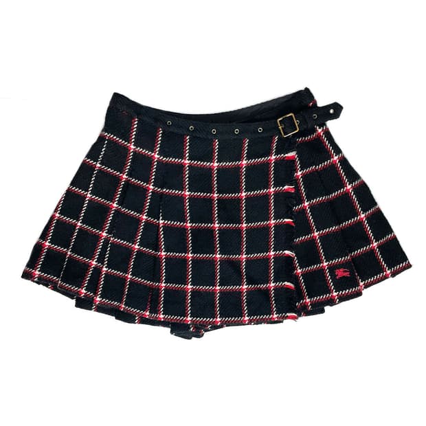 Burberry Bluelabel 플리츠 큐롯 팬츠 