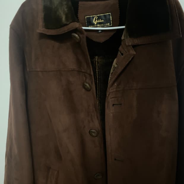 브라운 무스탕 라떼갸루 초코깔 