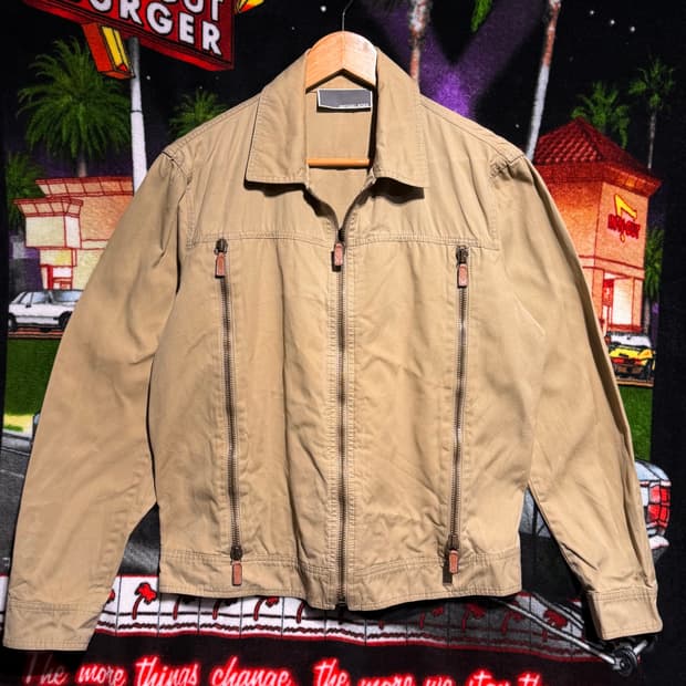 이태리 마이클코어스 코튼 캔버스 워크 자켓 M