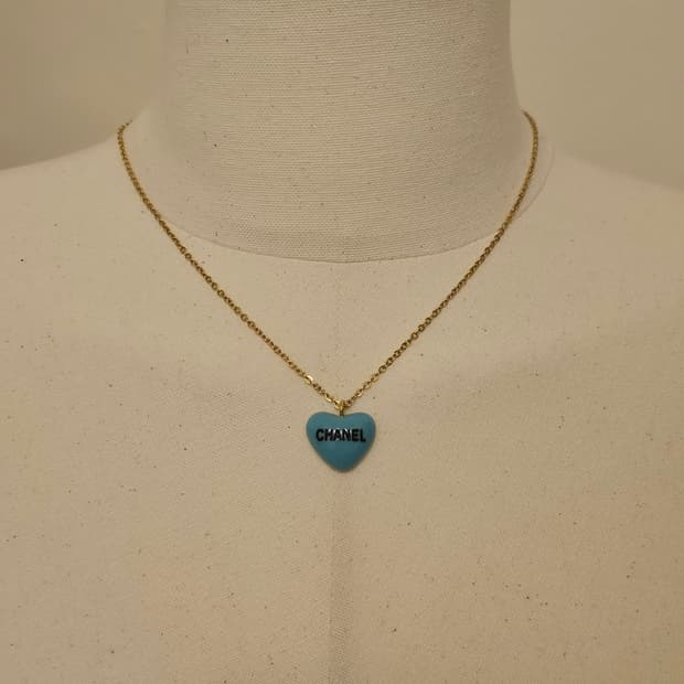393 샤넬 빈티지 업사이클링 목걸이