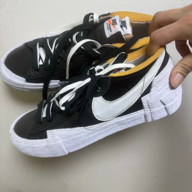 나이키X사카이 블레이저 로우 블랙 265