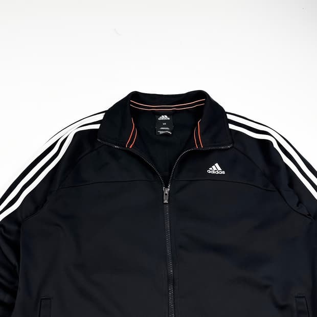 아디다스 오리지널 삼선 블랙 트랙탑 져지 (XL)
