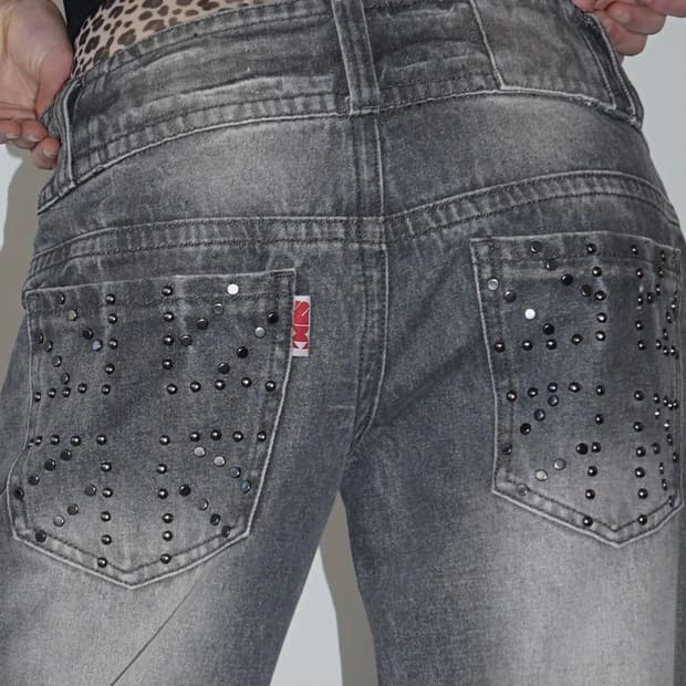 Union Jack Engineered Denim Washed Gray 