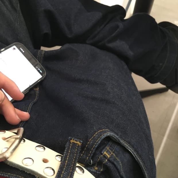 칼하트 로버트슨 데님 블루 린스드