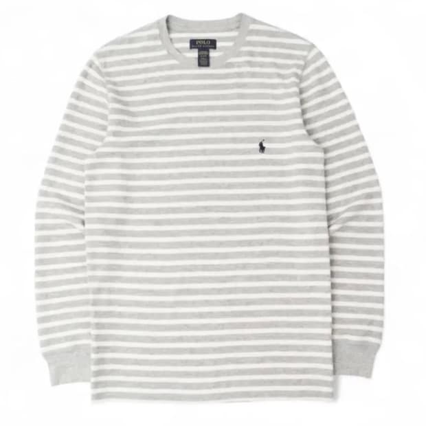 구해요!!!)) 엄성현 폴로랄프로렌 스트라이프 와플티 그레이